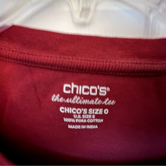 Chico’s Pima Cotton Tunic Top - Picture 4 of 5